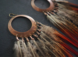 SILENT SMOLDER HOOP EARRING